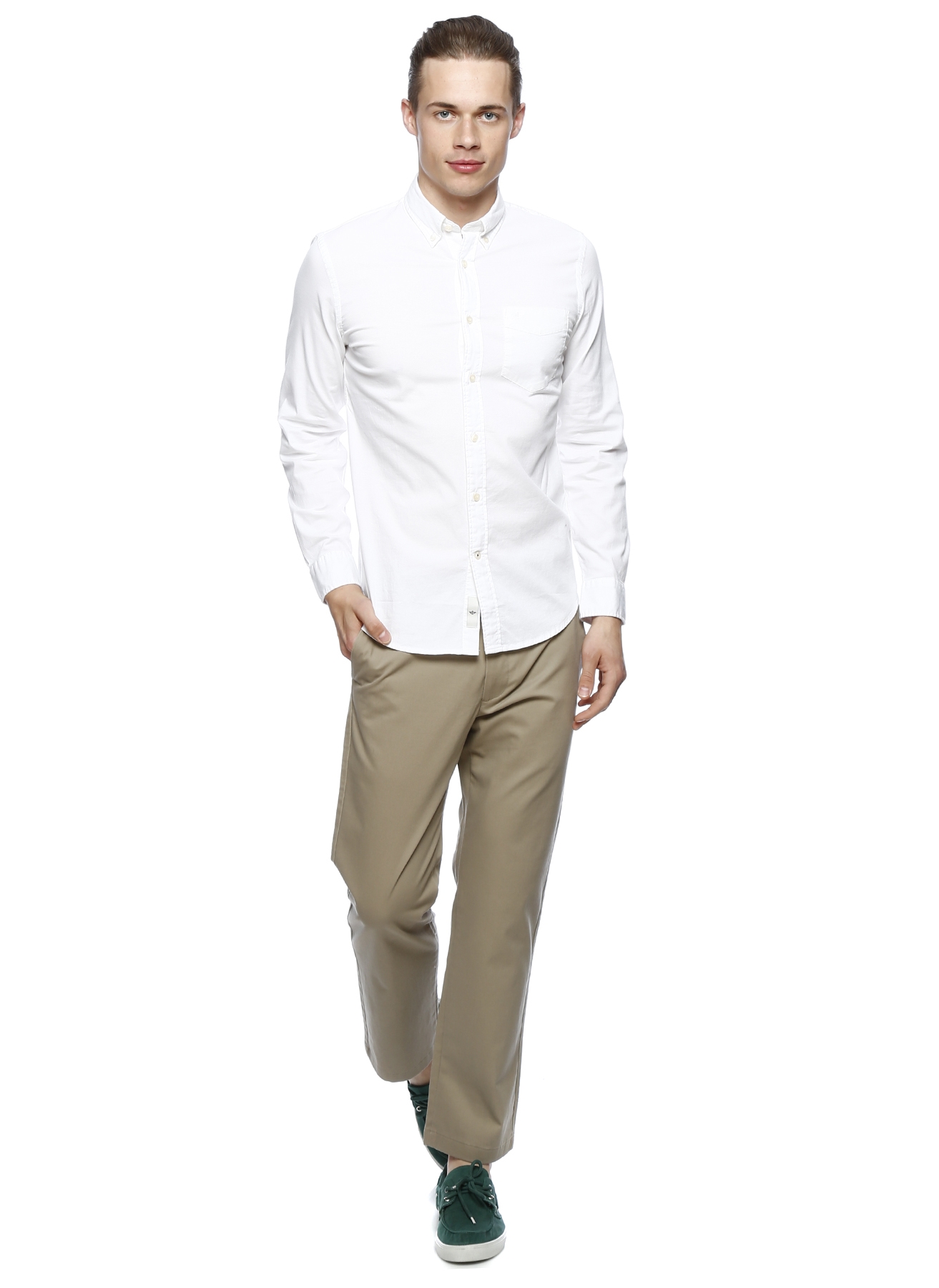 Dockers Standard Clean Khaki Slim - Stretch Twill Klasik Pantolon 34-30 5000131917007 Ürün Resmi