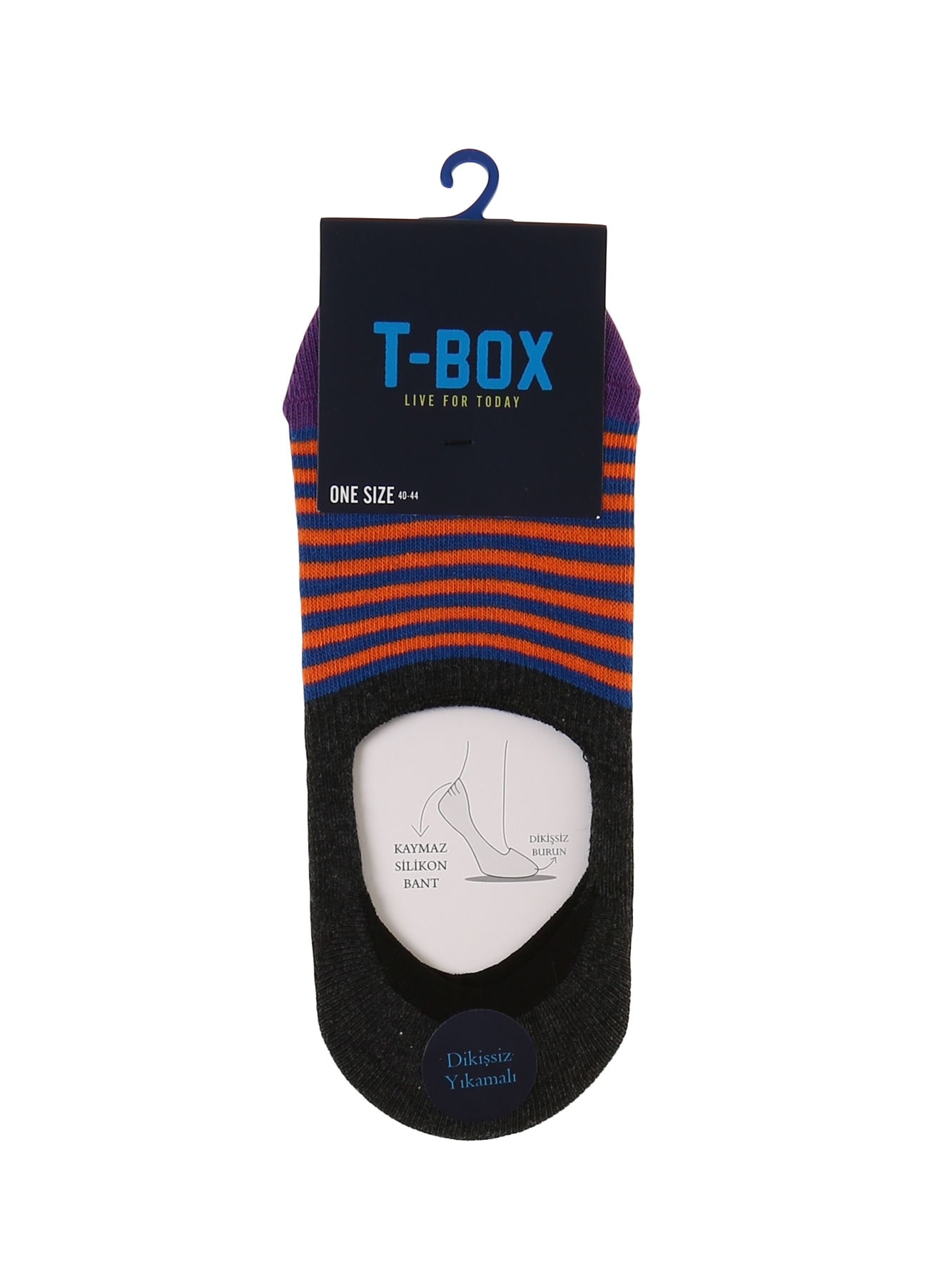 T-Box Çizgili Renkli Çorap 40-44 5000191603001 Ürün Resmi