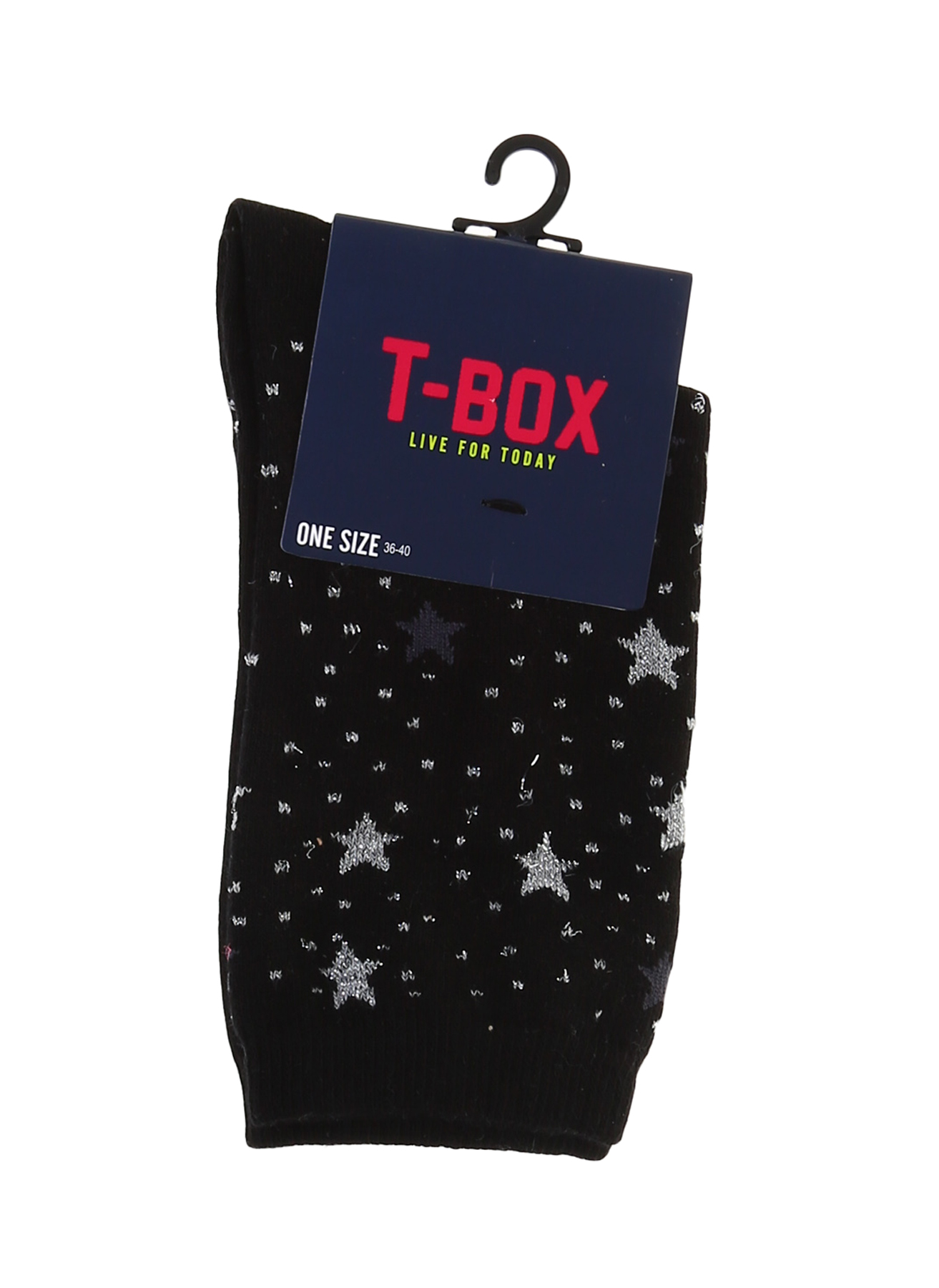 T-Box Yıldız Desenli Lacivert Soket Çorap 5001697655001 Ürün Resmi
